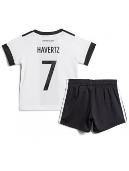 Billige Tyskland Kai Havertz #7 Hjemmedraktsett Barn VM 2022 Kortermet (+ Korte bukser)